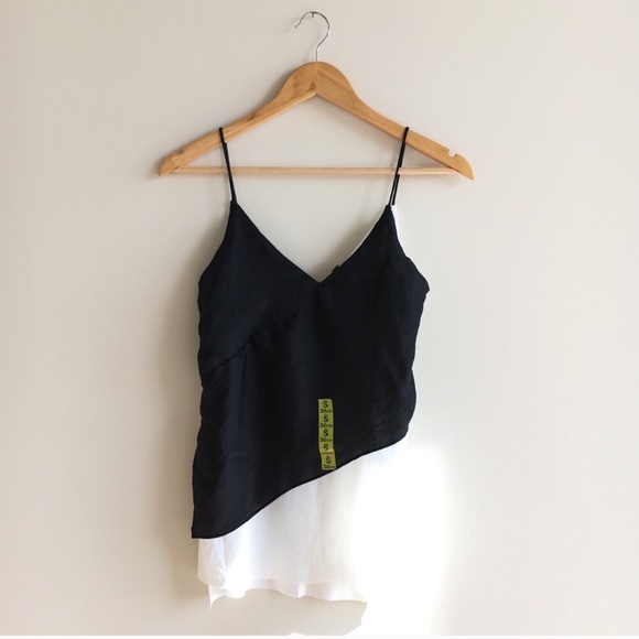 Zara Tops - NWT Zara Black and White Soft Tank Top